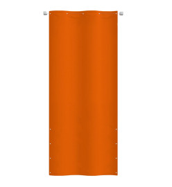 Écran de balcon Orange 100x240 cm Tissu Oxford