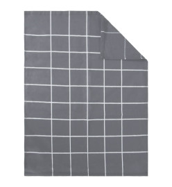 Ensemble de serviettes 12 pcs gris coton