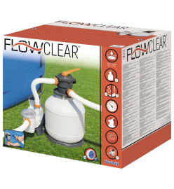 Bestway Pompe de filtration à sable Flowclear 11355 L/h