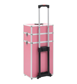 Chariot de maquillage Aluminium Rose