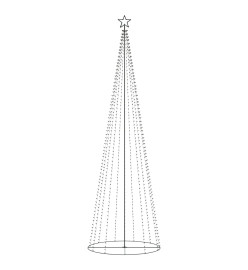 Sapin de Noël cône 752 LED Blanc chaud Décoration 160x500 cm