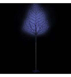 Sapin de Noël 600 LED bleues Cerisier en fleurs 300 cm