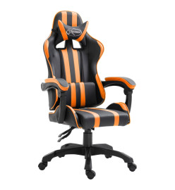 Chaise de jeu Orange Similicuir