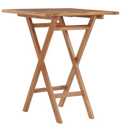 Ensemble de salle à manger de jardin 3 pcs Bois de teck massif