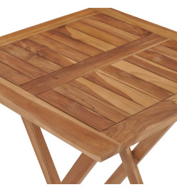 Ensemble de salle à manger de jardin 3 pcs Bois de teck massif