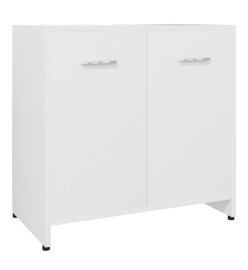 Ensemble de meubles de salle de bain 4 pcs Blanc