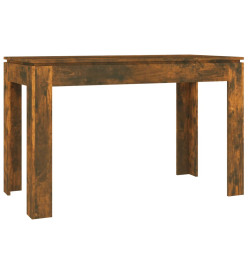 Table à dîner Chêne fumé 120x60x76 cm Bois d'ingénierie