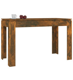 Table à dîner Chêne fumé 120x60x76 cm Bois d'ingénierie