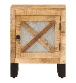 Table de chevet 40 x 30 x 50 cm Bois de manguier massif