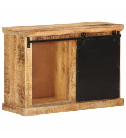 Buffet 80x30x55 cm bois de manguier brut massif