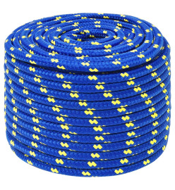 Corde de bateau Bleu 12 mm 25 m Polypropylène