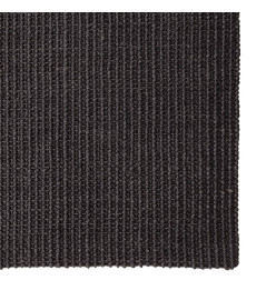 Tapis en sisal pour griffoir noir 66x200 cm