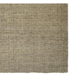 Tapis en sisal pour griffoir taupe 80x150 cm