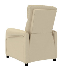 Fauteuil de massage Crème Tissu