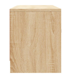 Meuble TV chêne sonoma 102x30x37,5 cm bois d'ingénierie