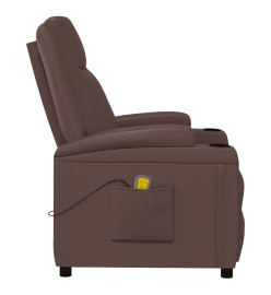 Fauteuil de massage Marron Similicuir