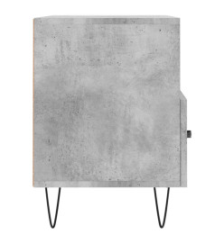 Meuble TV Gris béton 80x36x50 cm Bois d'ingénierie