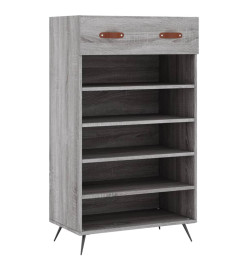 Armoire à chaussures sonoma gris 60x35x105 cm bois d'ingénierie