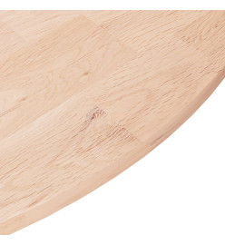 Dessus de table rond Ø60x1,5 cm Bois de chêne massif non traité