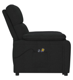 Fauteuil de massage Noir Tissu