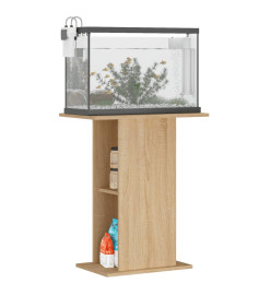 Support pour aquarium chêne sonoma 60,5x36x72,5 cm