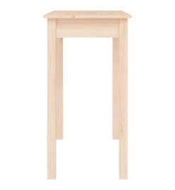 Table console 80x40x75 cm Bois massif de pin