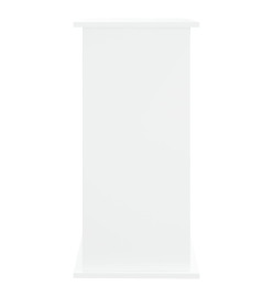 Support pour aquarium blanc 81x36x73 cm bois d'ingénierie