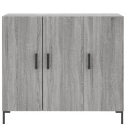 Buffet sonoma gris 90x34x80 cm bois d'ingénierie