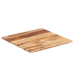 Dessus de table Bois solide 25-27 mm 60x60 cm