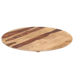 Dessus de table Bois solide Rond 15-16 mm 60 cm