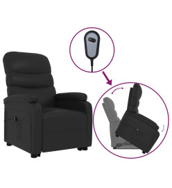 Fauteuil Noir Similicuir