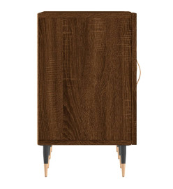 Meuble TV chêne marron 150x30x50 cm bois d'ingénierie