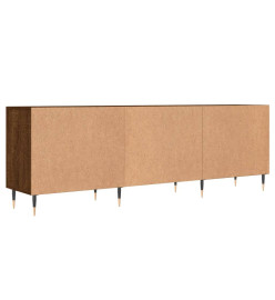 Meuble TV chêne marron 150x30x50 cm bois d'ingénierie