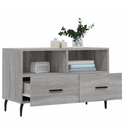 Meuble TV Sonoma gris 80x36x50 cm Bois d'ingénierie