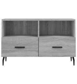 Meuble TV Sonoma gris 80x36x50 cm Bois d'ingénierie