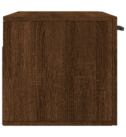 Armoire murale chêne marron 80x36,5x35 cm bois d'ingénierie