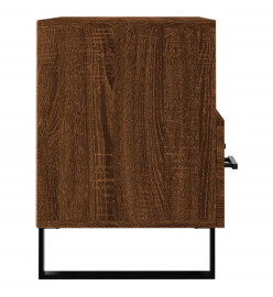 Meuble TV Chêne marron 80x36x50 cm Bois d'ingénierie