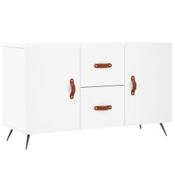 Buffet blanc 100x36x60 cm bois d'ingénierie