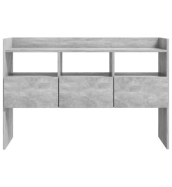 Buffet Gris béton 105x30x70 cm Aggloméré