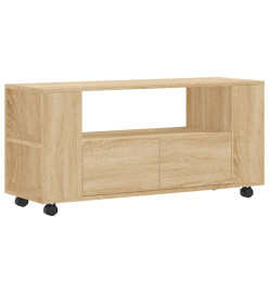 Meubles TV chêne sonoma 102x34,5x43 cm bois d'ingénierie