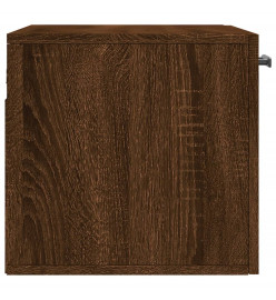 Armoire murale Chêne marron 60x36,5x35 cm Bois d'ingénierie