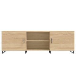 Meuble TV chêne sonoma 150x30x50 cm bois d'ingénierie