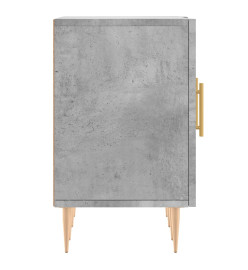 Meuble TV gris béton 150x30x50 cm bois d'ingénierie