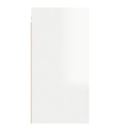 Meubles TV 2 pcs Blanc brillant 30,5x30x60 cm Aggloméré