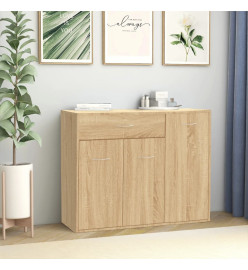 Buffet Chêne sonoma 88x30x70 cm Aggloméré