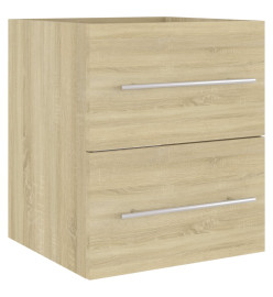 Armoire d'évier Chêne sonoma 41x38,5x48 cm Aggloméré