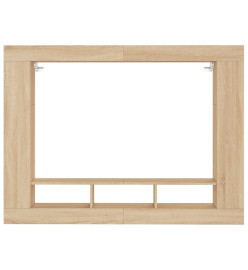 Meuble TV chêne sonoma 152x22x113 cm bois d'ingénierie