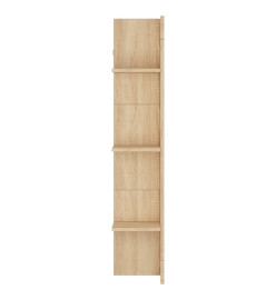 Meuble TV chêne sonoma 152x22x113 cm bois d'ingénierie