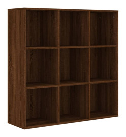 Armoire à livres Chêne marron 98x30x98 cm