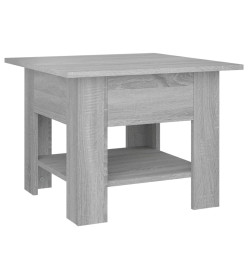 Table basse Sonoma gris 55x55x42 cm Aggloméré